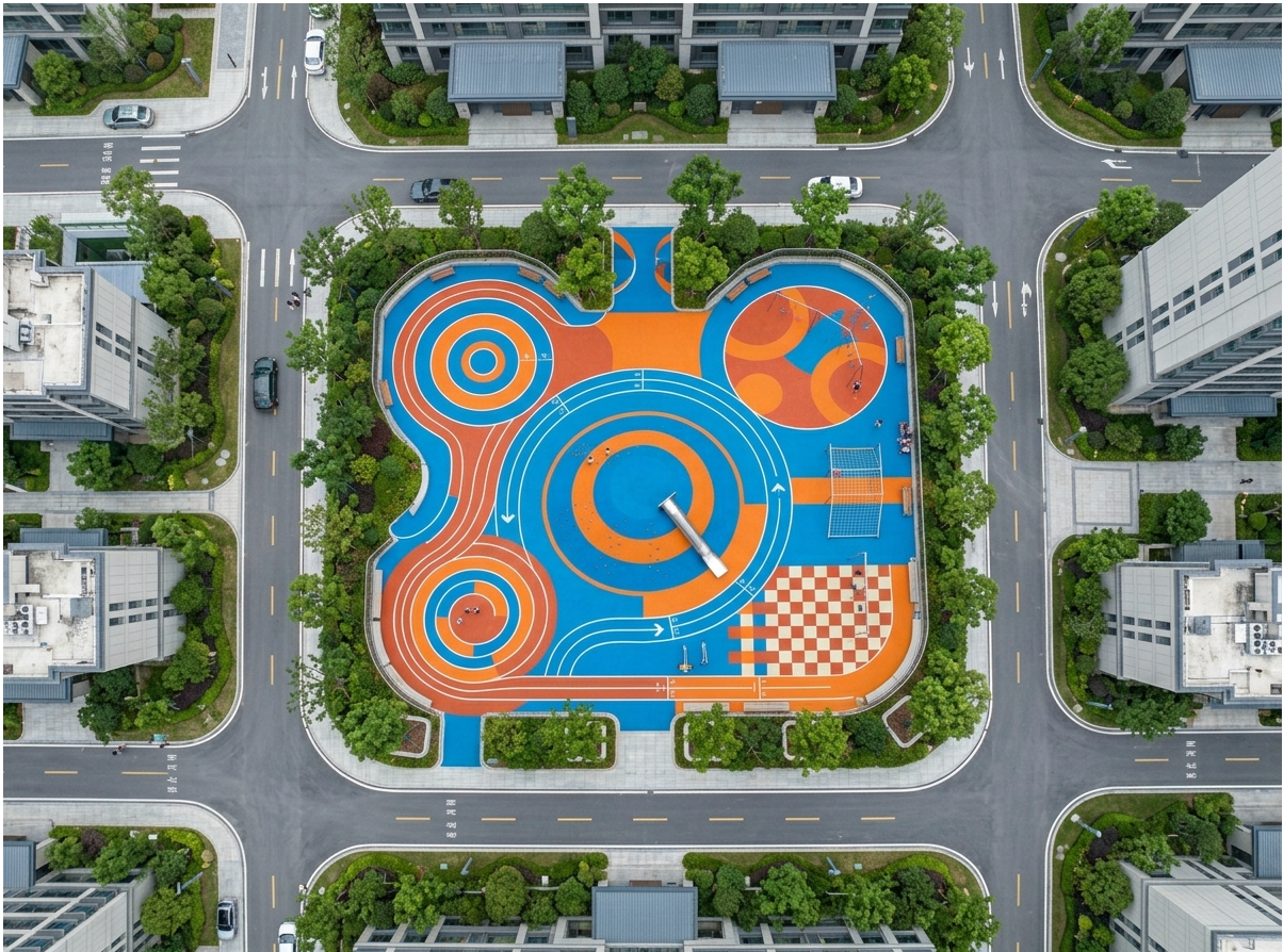 黑河市塑胶颗粒EPDM塑胶跑道 - 方案