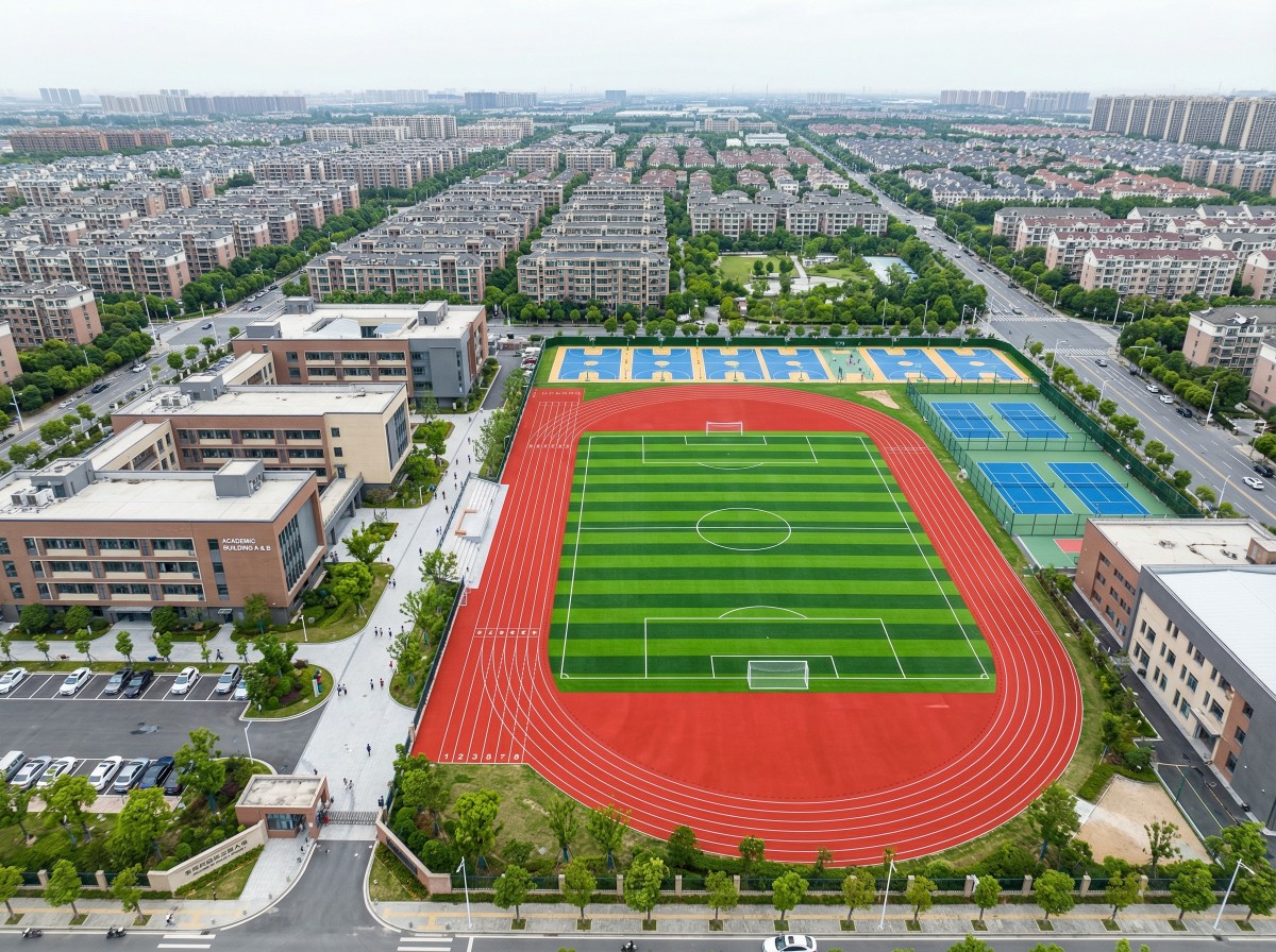 黑河市硅PU球场混合型塑胶跑道 - 厂家